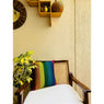 FREE SHIPPING: Silk Cushion Cover -Indhradhanush (Rainbow) Colors -Silk Cushion Cover-16*16 (Set of 2)